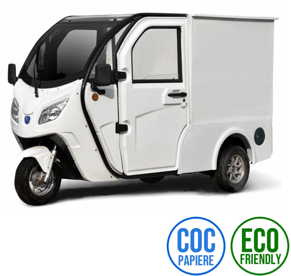 Tuk Tuk Hopper Cargo Pro Elektrisch – 3000W | Elektrische Driewieler voor Vracht en Duurzaam Transport